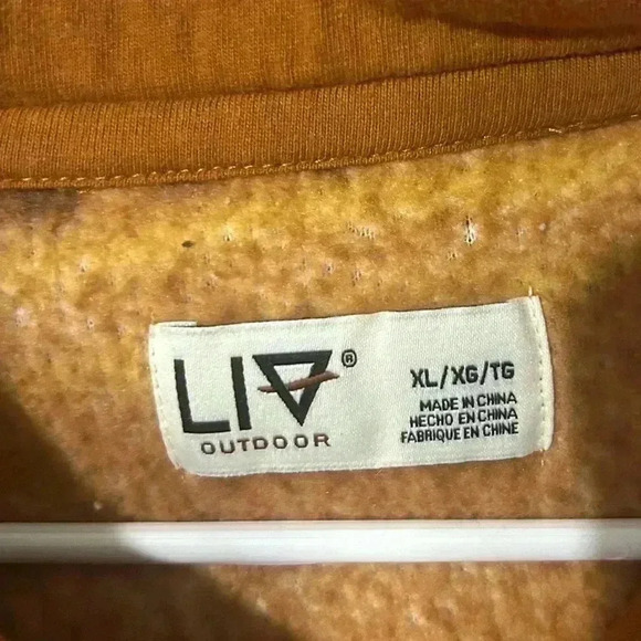 LIV Outdoor Aztec Fleece 1/4 zip Pullover.  Size XL. Browns/Fuzzy/comfy. - Picture 2 of 8